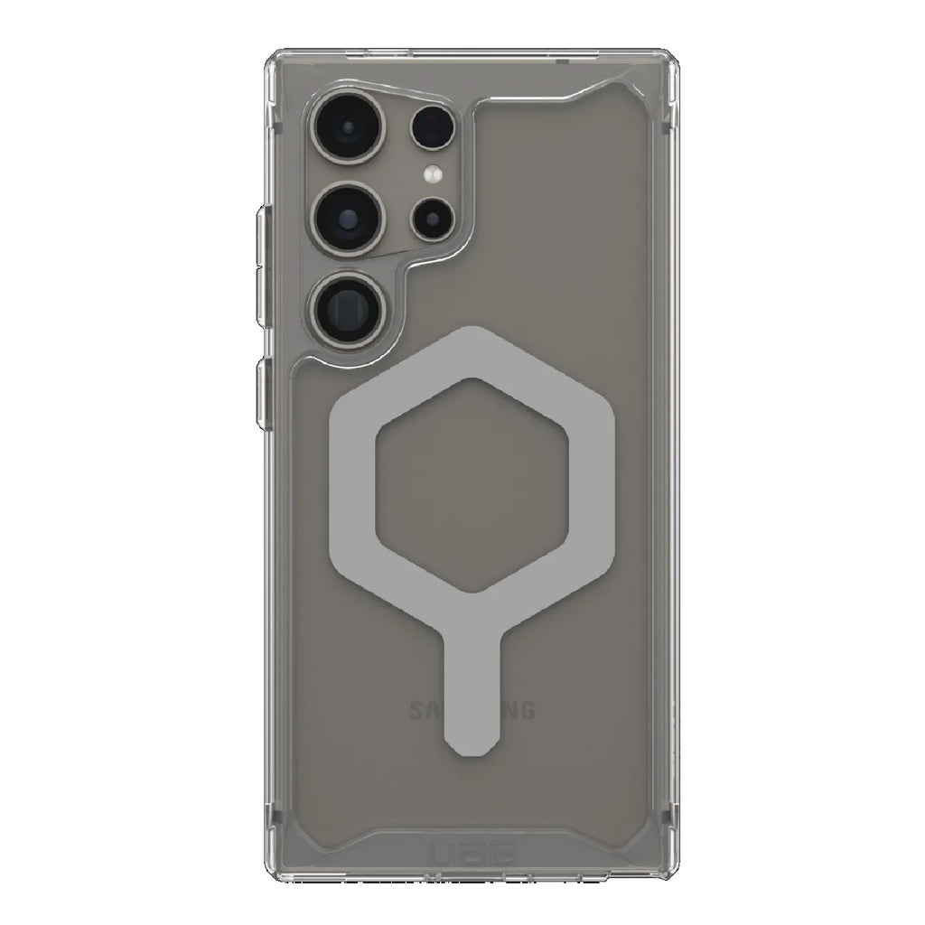 UAG Plyo Pro Magnetic Samsung Galaxy S24 Ultra 5G (6.8") Case - Ice/Silver (214431114333),16 ft. Drop Protection (4.8M),Armored Shell,Air-Soft Corners