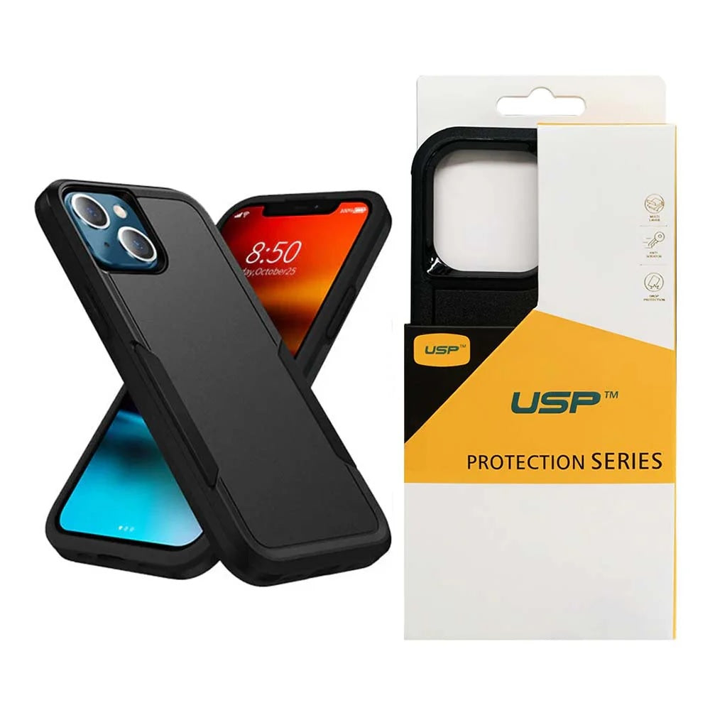 Phonix Apple iPhone 16 Plus (6.7') Armor Rugged Case Black - Military-Grade, Multi layers, No-Slip, Sleek, Ultimate Protection, Strong  Durable