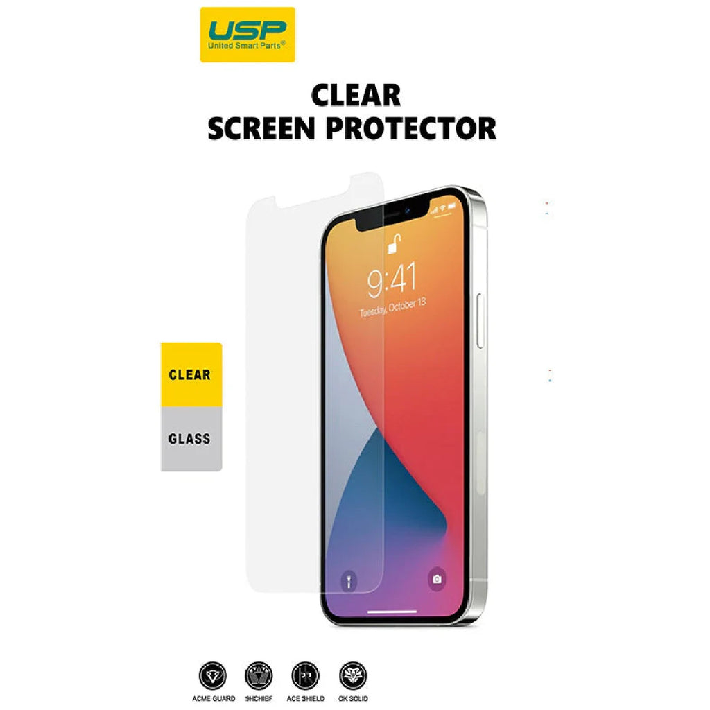 USP Apple iPhone 16 Pro (6.3") Tempered Glass Screen Protector : Full Coverage, 9H Hardness, Bubble-free,Anti-fingerprint,Original Touch Feel