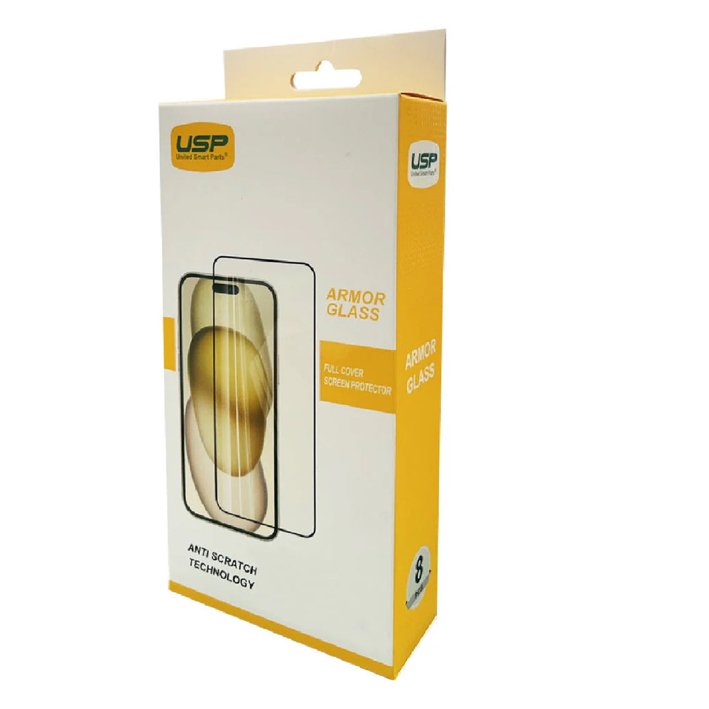 USP Apple iPhone 16 Pro Max (6.9") Armor Glass Full Cover Screen Protector (8 PCS)-5X Anti Scratch Technology,Perfectly Fit Curves,9H Surface Hardness