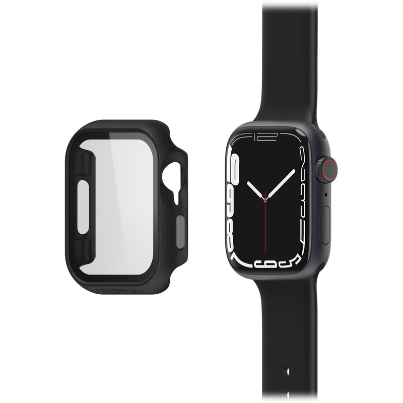Otterbox Apple Watck Series 9/8/7 45MM Eclipse Case with Screen Protector - Black