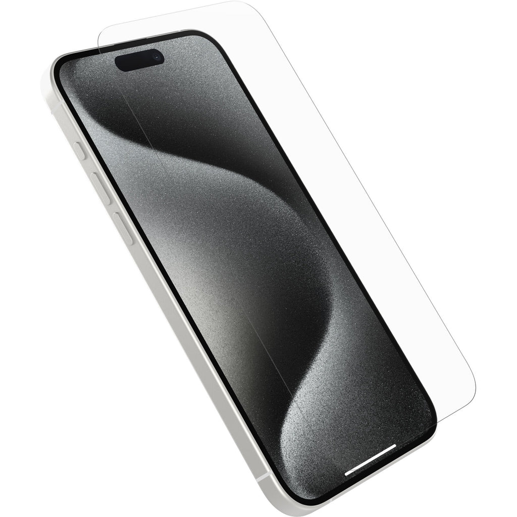 OtterBox Glass Apple iPhone 15 Pro Max (6.7") Screen Protector Clear - (77-93931), Drop Protection, Anti-Scratch, Flawless Touch,2 Years Warranty