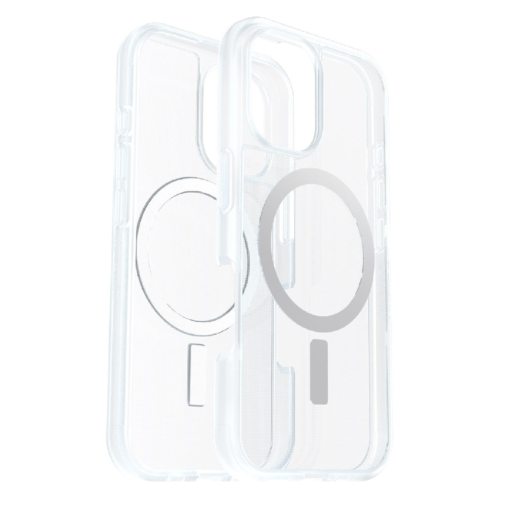 OtterBox React MagSafe Apple iPhone 16 (6.1") Case Clear - (77-96245),DROP+ Military Standard,Hard Case with Soft Grip Edges, 7 Years Warranty