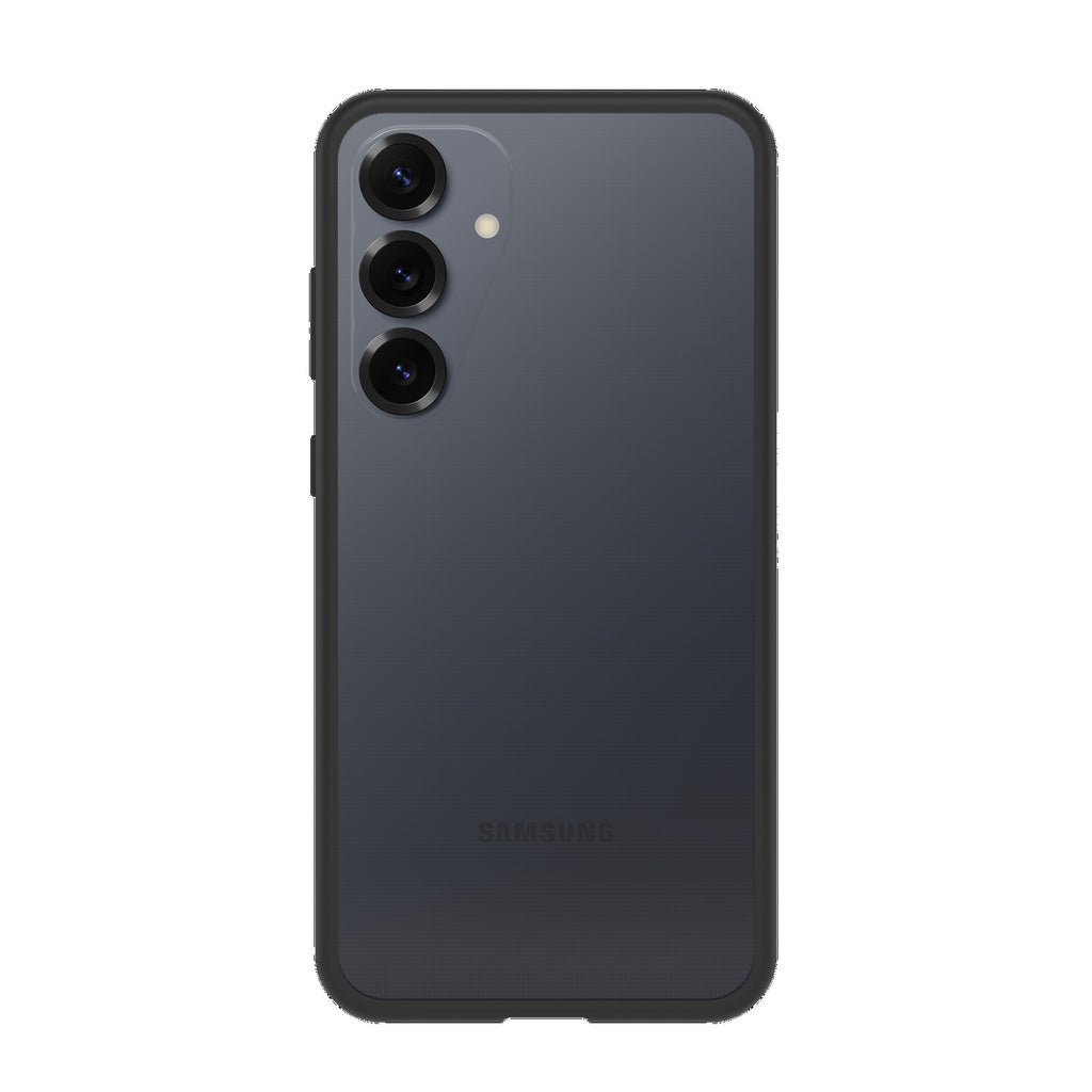 OtterBox React Samsung Galaxy S25+ 5G (6.7") Case Black Crystal (Clear/Black) - (77-97443),DROP+Military Standard,Hard Case,Soft Grip,7 Years Warranty