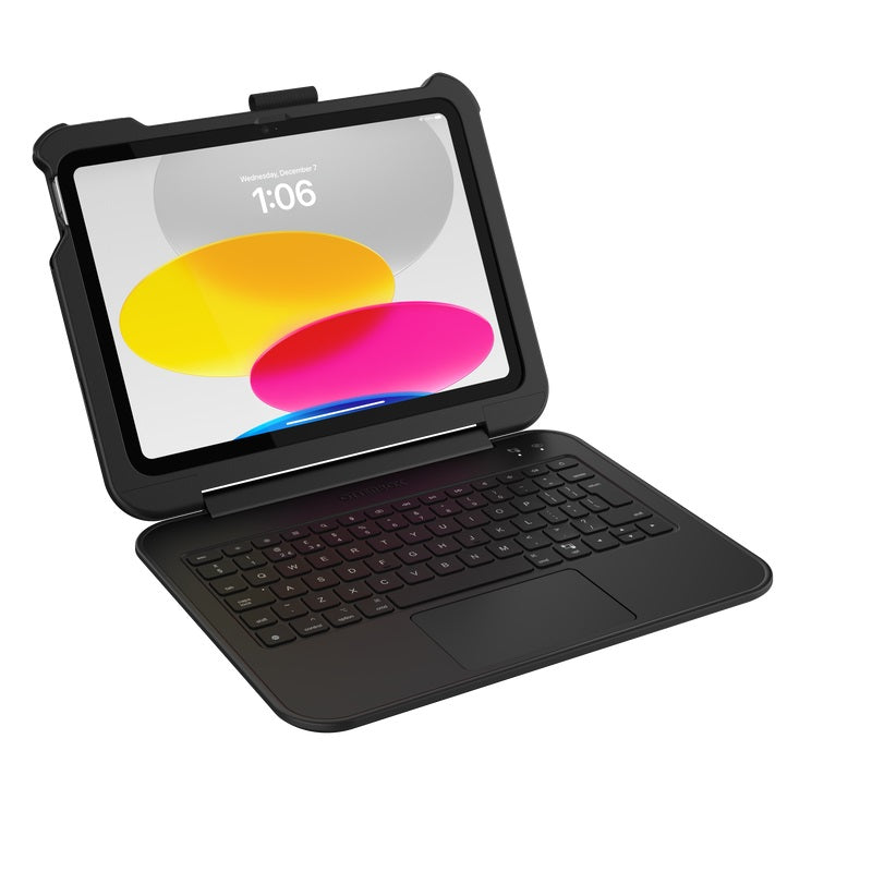 Otterbox Achiever 360 Apple iPad (11.0") 11th Gen (A16) / iPad 10th Gen (10.9") Keyboard with Case (English) Black - No Retail Packaging - (77-97885 )