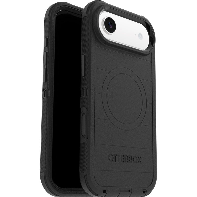 OtterBox Defender Pro MagSafe Apple iPhone 17 Air (6.5") Case Black - (77-98368), DROP+ 7X Military Standard, Raised Edges, 7 Years Warranty