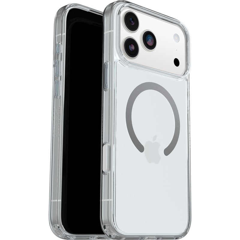 OtterBox Symmetry Clear MagSafe Apple iPhone 17 Pro (6.3") Case Clear - (77-98831), DROP+ 3X Military Standard, Raised Edges, 7 Years Warranty