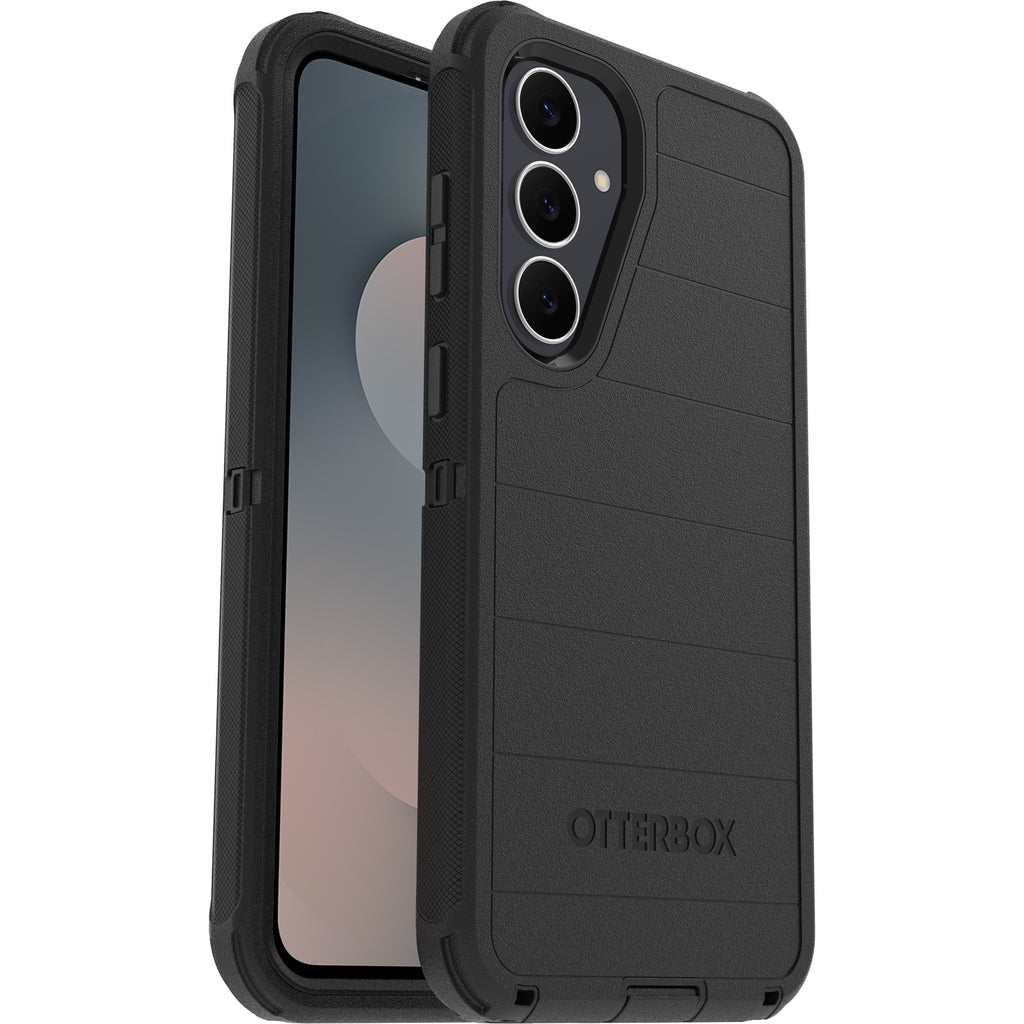 OtterBox Defender Pro Samsung Galaxy S25 FE 5G Case Black - (77-99249), DROP+ 7X Military Standard, Raised Edges, 7 Years Warranty