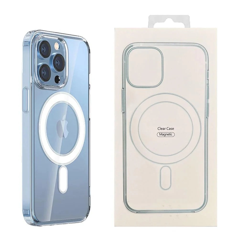 Phonix Apple iPhone SE (3rd  2nd Gen) and iPhone 8/7 Clear Case with MagSafe - Crystal Clear, 360° Rotating, Scratch Resistant,Durable  Lightweight
