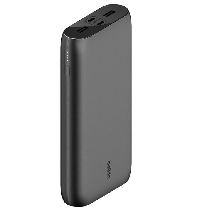 Belkin BoostCharge Power Bank 26K (4 Port ) - Black (BPB016BTBK), 2x USB-C  2x USB-A, 45cm USB-C to USB-C Cable, 32W Total Power, 2 Years Warranty