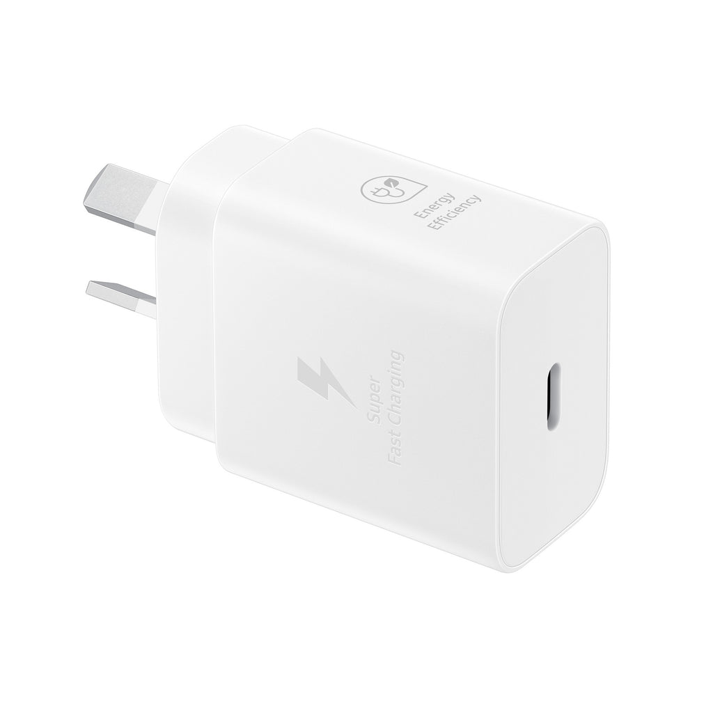 Samsung 25W USB-C Fast Wall Charger - White (EP-T2510NWEGAU)