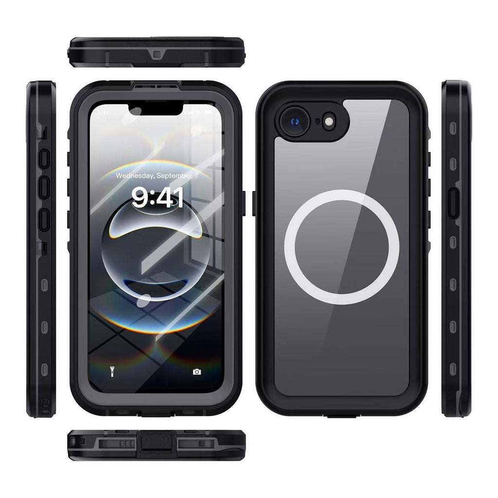 USP Apple iPhone 16e 5G (6.1") WaterProof Case Black - DROP+ Military Standard, Waterproof, Shockproof, Dustproof, Touch Sensitivity, Lightweight