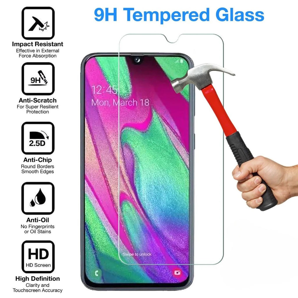 USP Samsung Galaxy A55 5G / Galaxy A35 5G (6.6") Tempered Glass Screen Protector : Full Coverage, 9H Hardness, Bubble-free, Anti-fingerprint