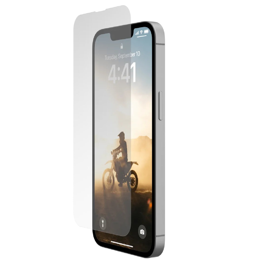 UAG Shield iPhone 16E (6.1") Tempered Glass Screen Protector - Clear (14437311NA), Antimicrobial, Scratch Resistant, Anti-Fingerprint, 1 Year Warranty