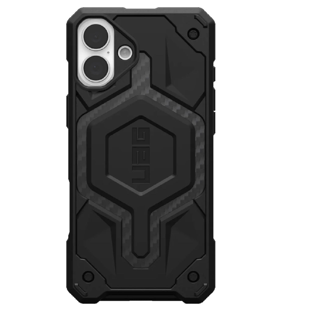 UAG Monarch Pro MagSafe Apple iPhone 16 Plus (6.7") Rugged Case - Carbon Fiber (114455114242), 25ft. Drop Protection(7.6M), 10 Years Warranty