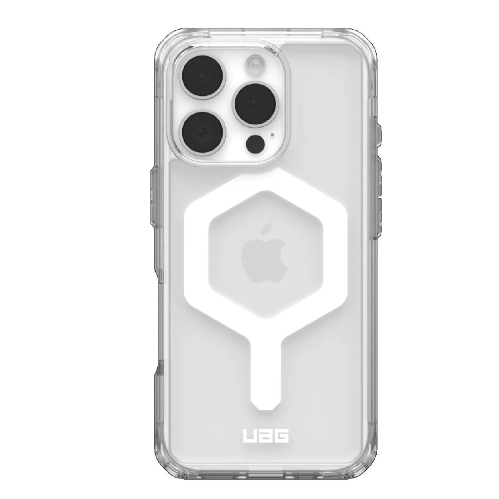 UAG Plyo MagSafe Apple iPhone 16 Pro (6.3") Rugged Case - Ice/White (114480114341), 16ft. Drop Protection (4.8M), Armored Shell, 10 Years Warranty