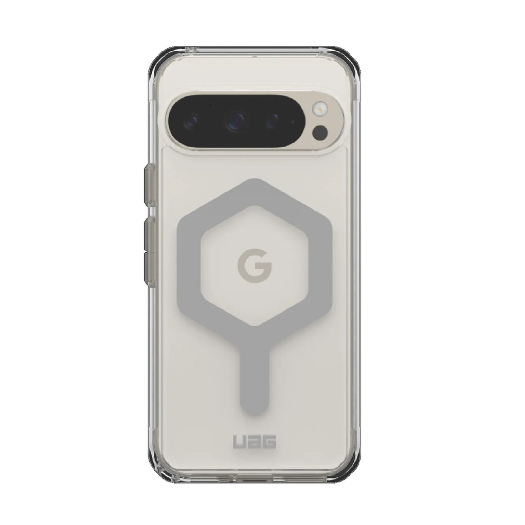 UAG Plyo Pro Google Pixel 9 Pro (6.3") Rugged Case - Ice/Silver (614458114333), 16 ft.Drop Protection(4.8M),Built-In Magnetic Module,10 Years Warranty