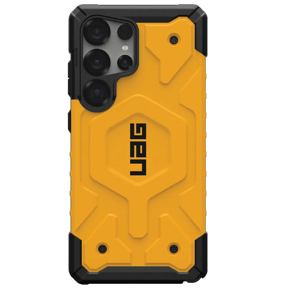 UAG Pathfinder Magnetic Samsung Galaxy S25 Ultra 5G (6.9") Rugged Case - Heritage Yellow(214476118282), 18ft. Drop Protection (5.4M),10 Years Warranty