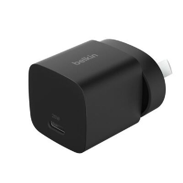 Belkin BoostCharge 25W USB-C Cubic Wall Charger - Black