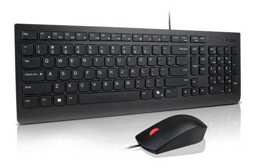 Lenovo 4X31R64400 keyboard Mouse included Universal USB US English Black