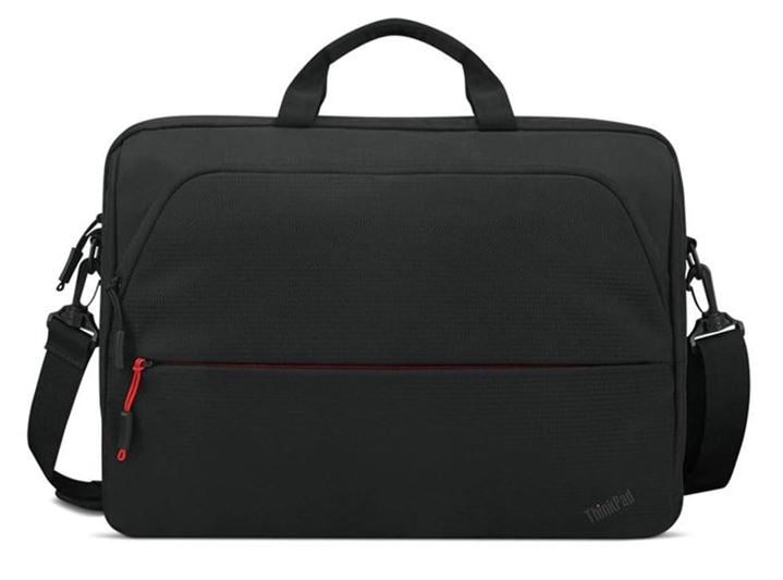 LENOVO Essentials 13.3" 14" 15.6" 16" Toploader Bag Notebook Case - Classic Black Nylon Exterior, Dedicated Padded PC Pocket