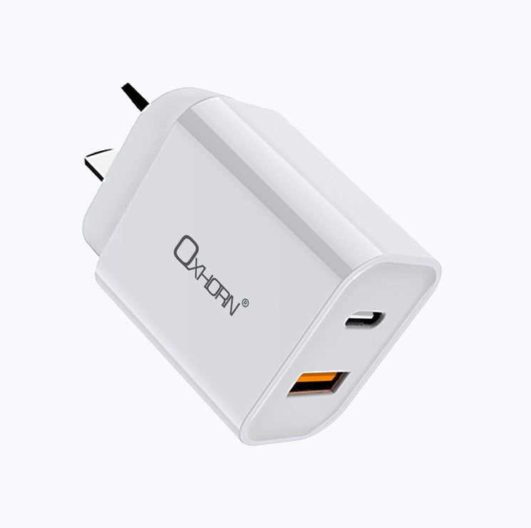 Oxhorn USB Type-C and Type-A 3.0 Quick Charge 20W Charger