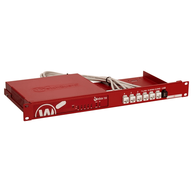 Rackmount.IT Rack Mount Kit for WatchGuard Firebox T25, T45  T45-POE, 1U