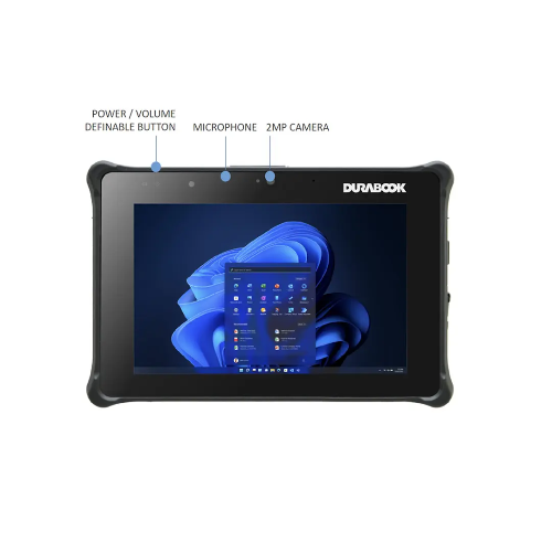 DURABOOK R8, 8" FHD, Intel® Pentium® Gold 8500, Windows 11, 8GB RAM, 128GB PCIe SSD,Wi-Fi 6E, Bluetooth v5.3, 2MP Front Camera, 3 year Warranty