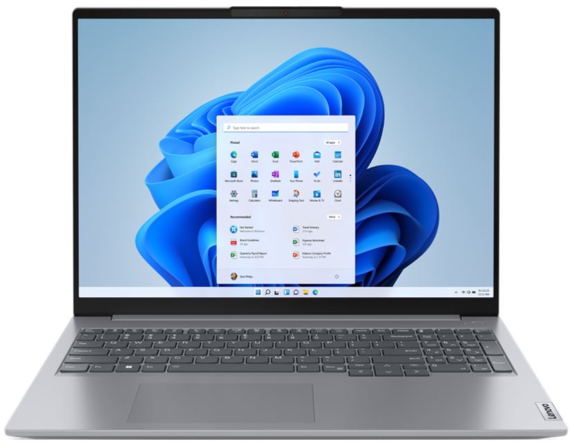LENOVO ThinkBook 16 G6 15.6" WUXGA Intel i7-1355U 16GB DDR5 512GB SSD Windows 11 PRO Iris Xe Graphics WIFI6E Thunderbolt Fingerprint Backlit 1YR 1.7kg