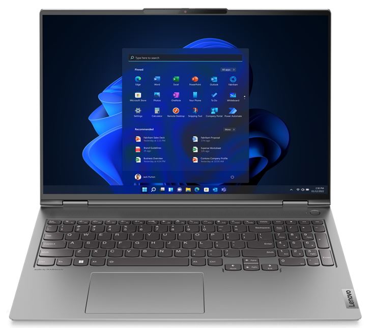 LENOVO ThinkBook 16 G3 15.6" WUXGA AMD R7-6800H 16GB DDR5 512GB SSD Windows 11 PRO RTX 3060 Graphics WIFI6E Thunderbolt Fingerprint Backlit 1YR OS