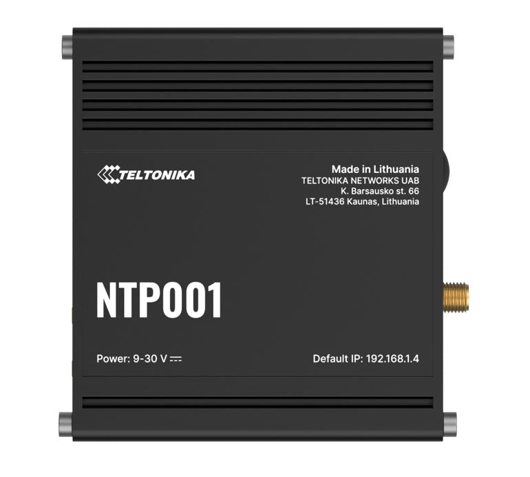 Teltonika NTP001, Accurate  low-cost NTP server, Newtwork Time Synchronization, GNSS capabilities, UTC-traceable time, Plug-and-play functionality