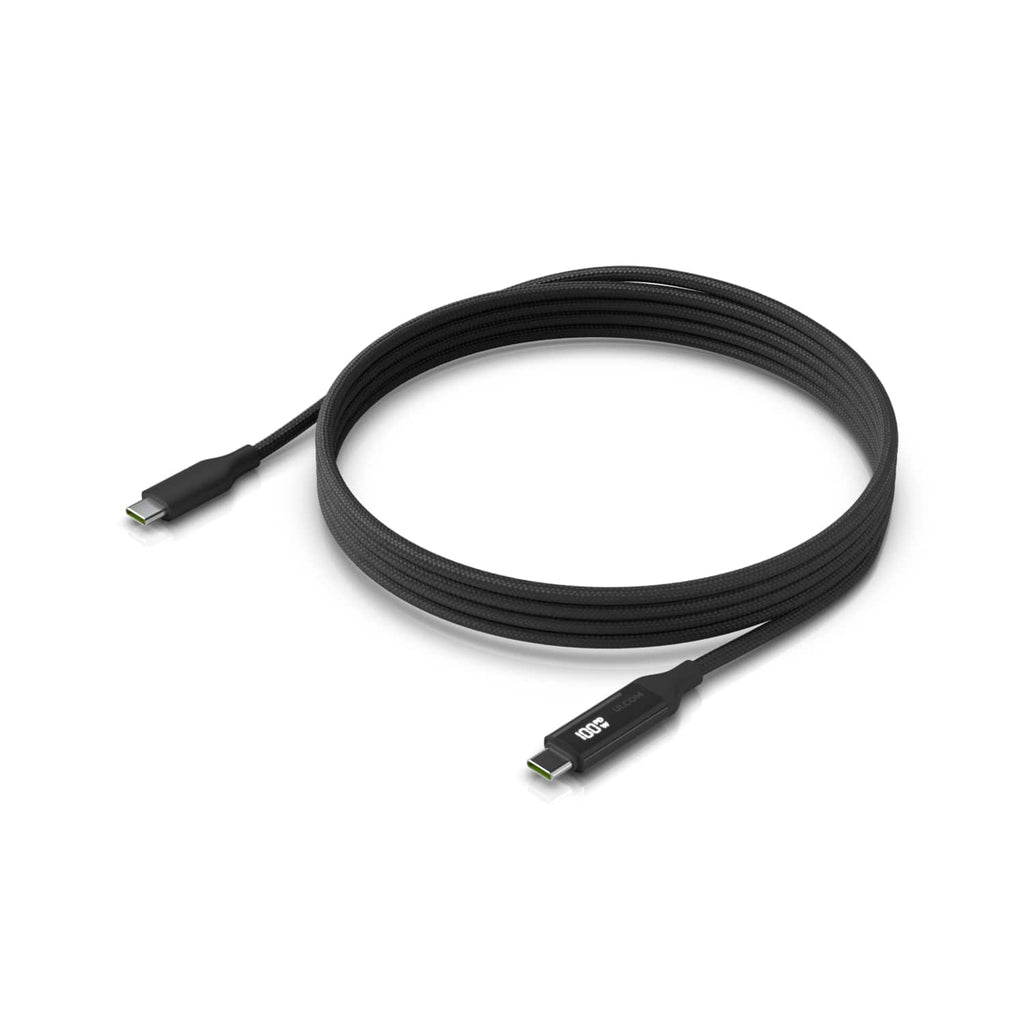 Ubiquiti USB-C Cable with Charge Display,Length 2M, Black, Braided Power  Data Cable With A Double-sided Charge Display,100W Max Power Output