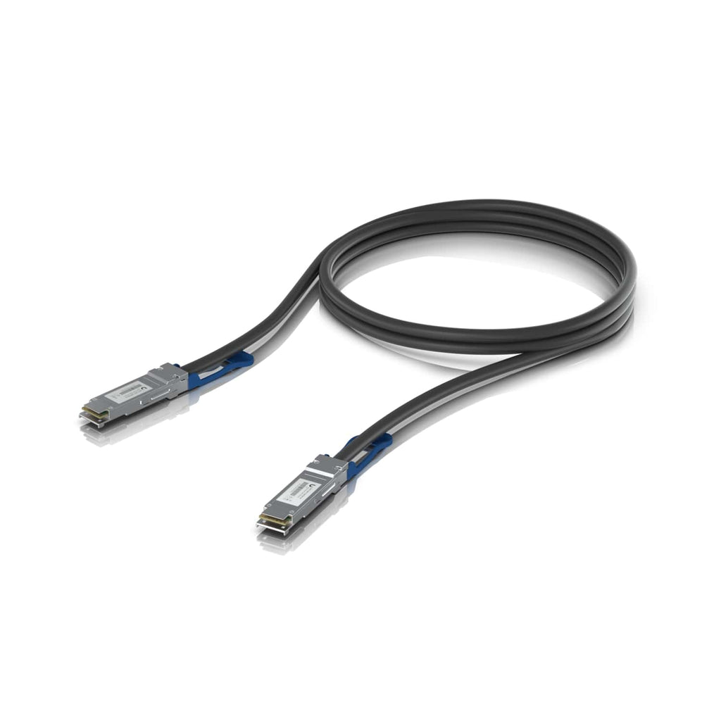 Ubiquiti 100G Direct Attach Cable, Cable length 1m, Single Pack, QSFP28 Direct Attach Cable With A 100 Gbps Max Data Rate
