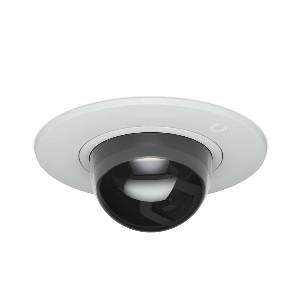 Ubiquiti G5 Dome Camera Ultra Flush Mount,White, Accessory For Recessed Instal Into A Wall/Ceiling With Smoked Bubble Enhanced Discretion