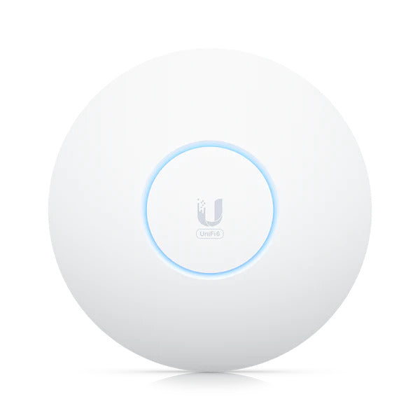 Ubiquiti UniFi Wi-Fi 6 Enterprise, Powerful, ceiling-mounted WiFi 6 access point designed for seamless multi-band coverage in high-density networks.