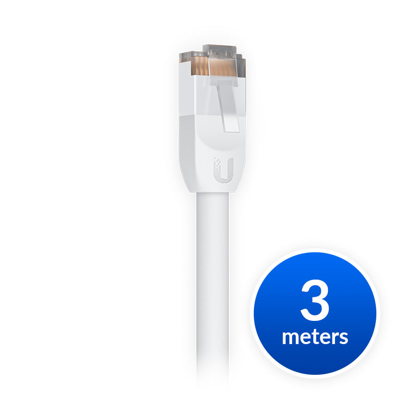 UniFi Patch Cable Outdoor 3M White, all-weather, RJ45 Ethernet Cable, Category 5e, Weatherproof