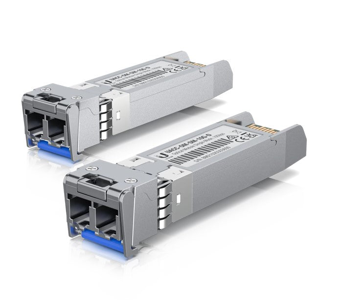 Ubiquiti UFiber SFP+ Single-Mode Fiber Module, 10 Gbps, 10km Distance, 2-pack