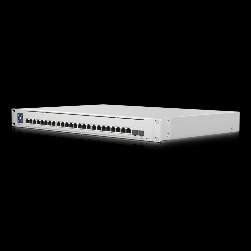 Ubiquiti Switch Enterprise 24-port Switch 24x10GbE Ports, 2x 25G SFP28 Ports For Uplinks, Managed Layer 3 Switch