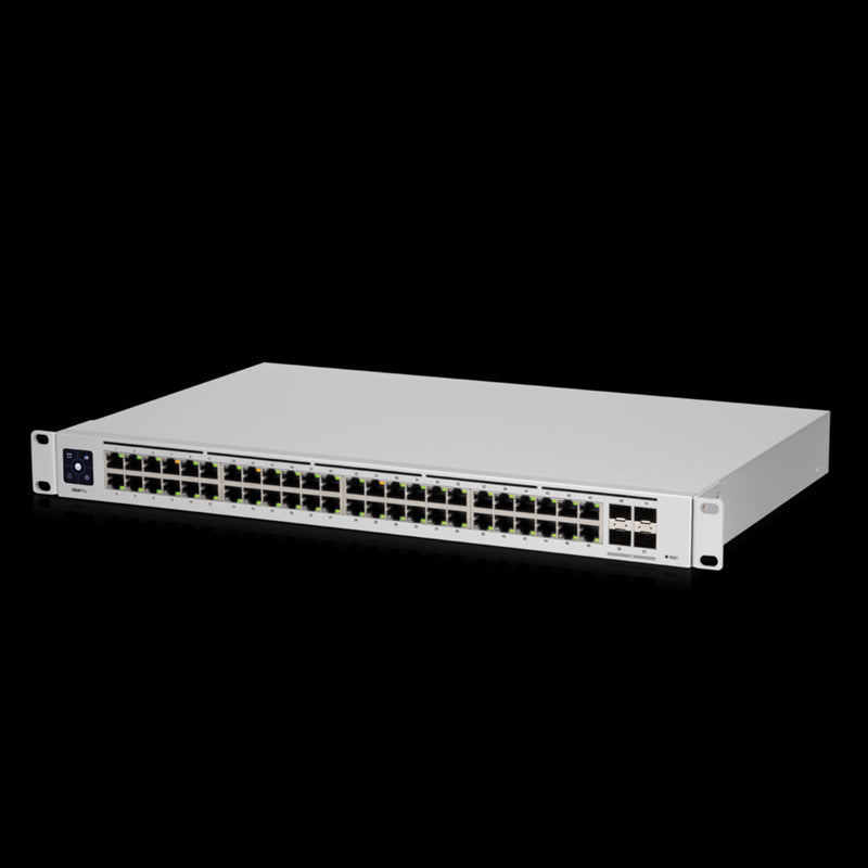 Ubiquiti UniFi 48-Port Managed Gigabit Layer2  Layer3 Switch - 48x Gigabit Ethernet Ports, 4x SFP+ Ports - Touch Display - GEN2,