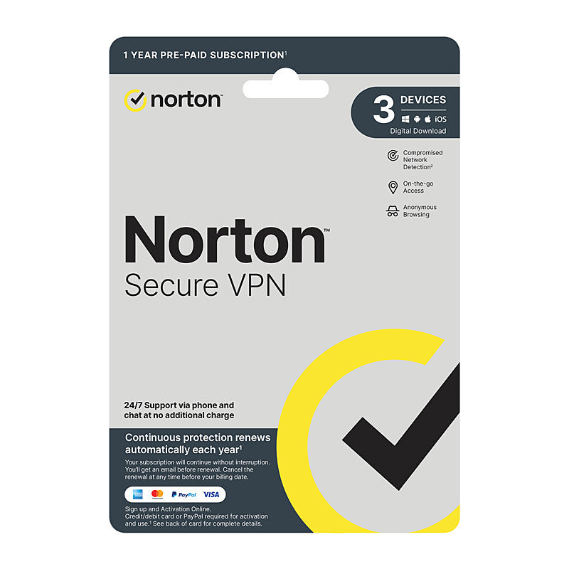 Norton Wifi Privacy 1U 3D 1 Yr