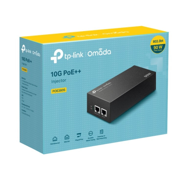 TP-Link POE380S Omada 10G PoE++ Injector