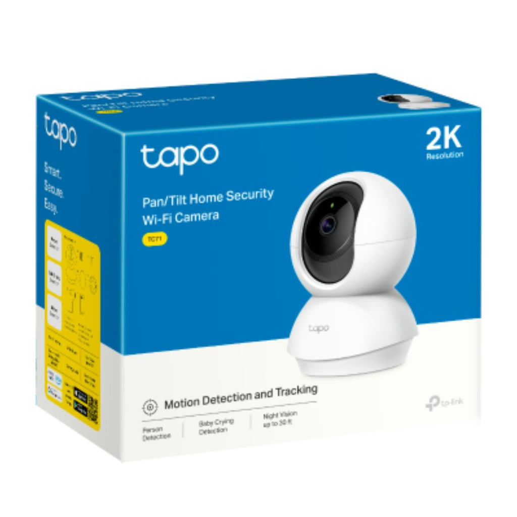 TP-Link TC71 Pan/Tilt Home Security Wi-Fi Camera,1080P Full HD,Two-Way Audio,Sound and Light Alarm,Motion Detect