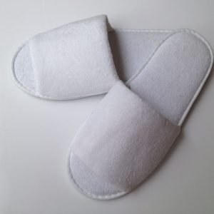 Open Toe Cotton Hotel Slippers (150pairs)