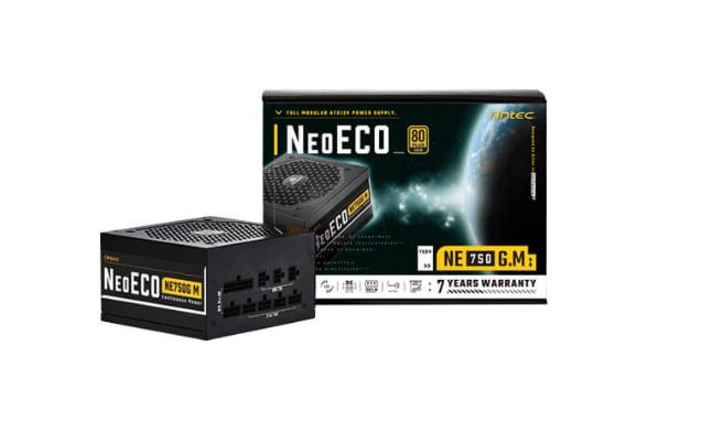 Antec NE 750w 80+ Gold, Fully-Modular, LLC DC, 1x EPS 8PIN, 120mm Silent Fan, Japanese Caps, ATX Power Supply, PSU, 7 Years Warranty (LS) NE850