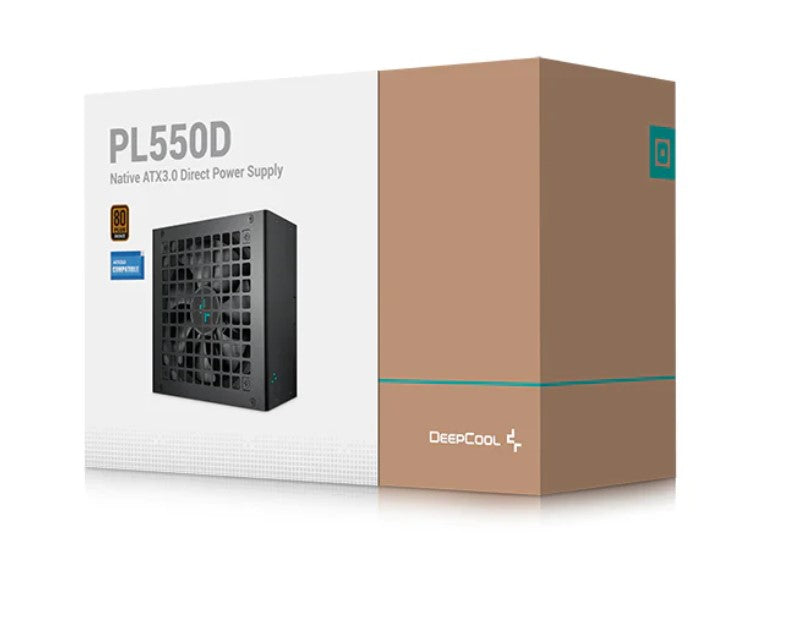 DeepCool PL550D 550W 80+ Bronze Certified Non-Modular ATX Power Supply