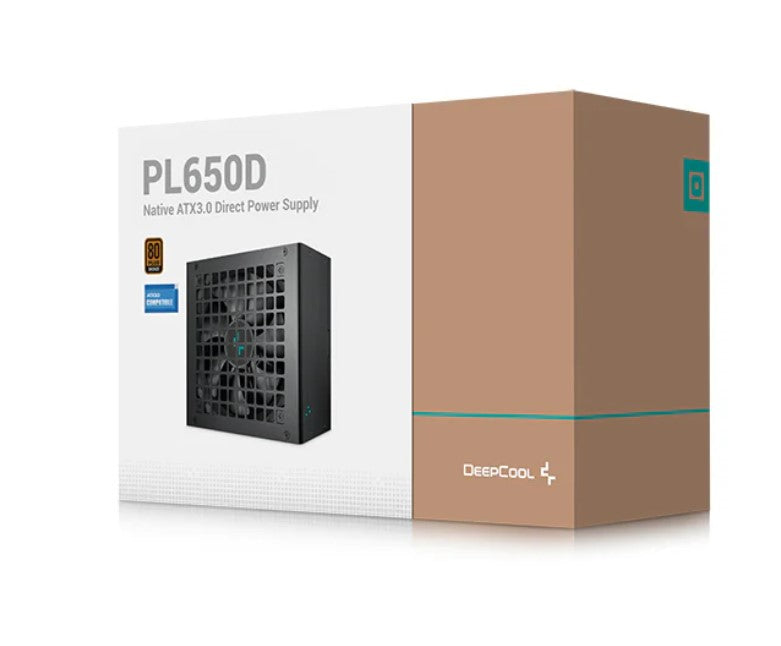 DeepCool PL650D 650W 80+ Bronze Certified Non-Modular ATX Power Supply