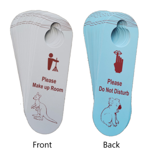 Hotel Door Sign – Double-Sided