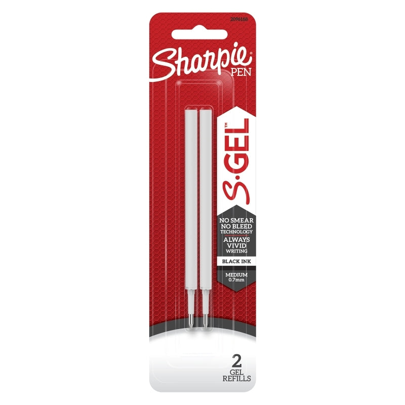 Sharpie Gel Refill Blk Pk2 Bx6