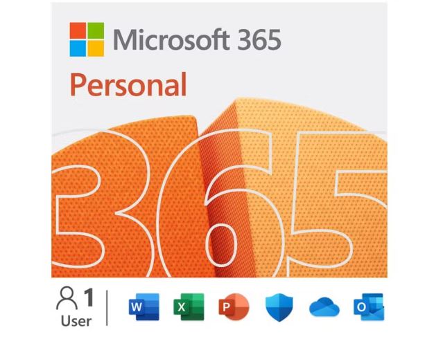 Microsoft 365 Personal 2023 English APAC 1 Year Subscription Medialess NEW for PC  Mac.