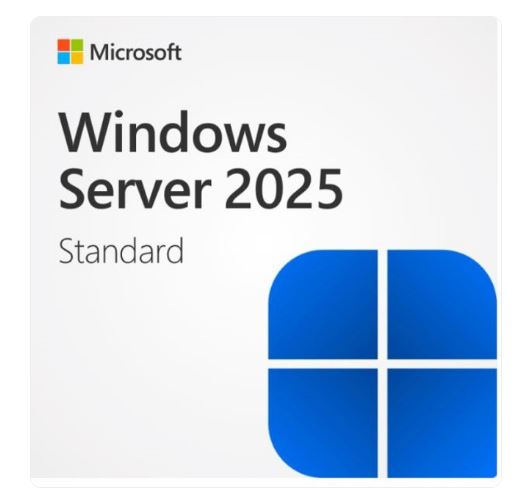 Microsoft Windows Server Standard 2025 64Bit English 1pk DSP OEI DVD 16 Core . Office and Corporate Enhanced Security  Remote No Refund
